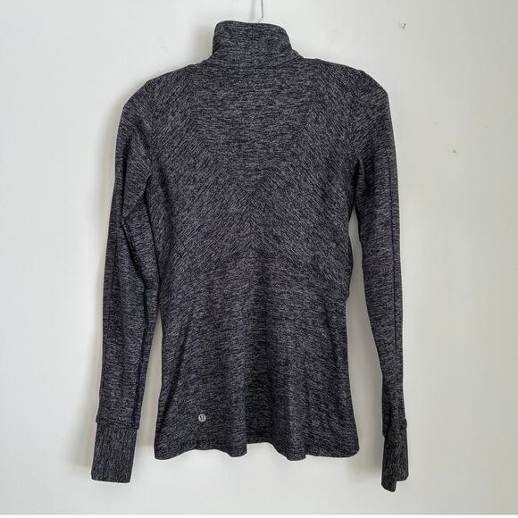 Lululemon Race Your Pace Rulu Half Zip, Dark Gray Heather, Women’s 4 - Picture 2 of 7